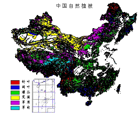 林业资源分布图